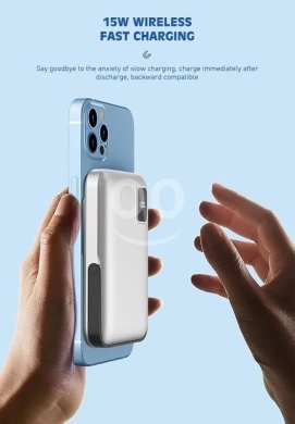 *Wopow QW02 Magsafe Powerbank* - *Battery Capacity*: 10,000mAh - *Wireless Charging*: 15W — 4