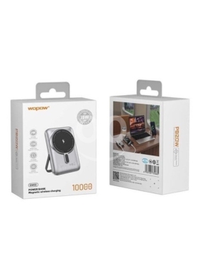 Mobile accessories dans Aley - *Wopow QW02 Magsafe Powerbank* - *Battery Capacity*: 10,000mAh - *Wireless Charging*: 15W