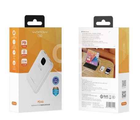 Mobile accessories in Aley - *Wopow PD46 - Fast Power in Your Pocket* Slim. Smart. Supercharged. - *Capacity*: 10,000mAh