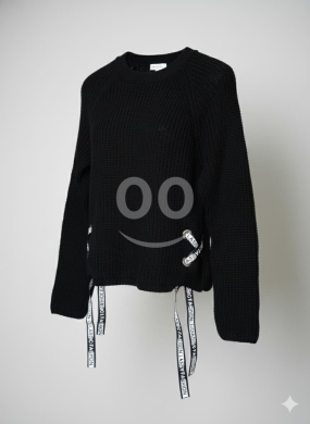 Clothes, Footwear & Accessories in Beirut City - Trendy Turkish Womens Black Knit Sweater