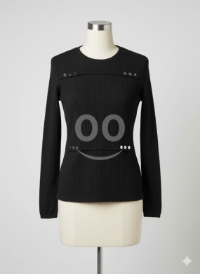 Vêtements, chaussures et accessoires dans Beyrouth - Black Scuba Fabric Top