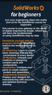 Other in Beirut City - SolidWorks for Beginners Course: Master 2D Sketching, 3D Modeling & Engineering Drawings
