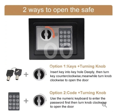 Kitchen appliances in Jeita - Electronic Safe Box with Dual Lock System