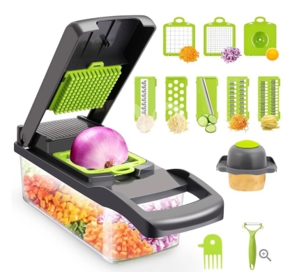 Kitchen appliances in Jeita - 12 in 1 Multi-Functional Vegetable Chopper and Slicer