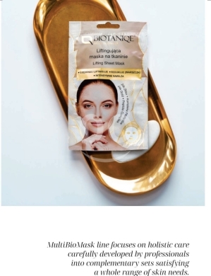 ماسك بيوتانيك الورقي لشد البشرة بالذهب عيار 24 والببتيدات | Biotaniqe Lifting Sheet Mask … — 2