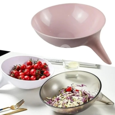 المنزل والحديقة في مدينة بيروت - Modern Handle Salad Bowl