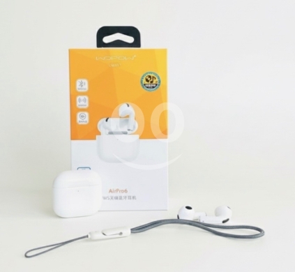 Mobile accessories in Aley - Wopow AirPro6 - Premium Sound, Guaranteed 1-Year Warranty Included - Peace of mind with every