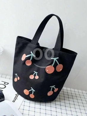 Clothes, Footwear & Accessories in Beirut City - Black Canvas Tote Bag