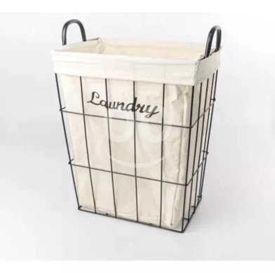 المنزل والحديقة في مدينة بيروت - Metal Wire Laundry Basket