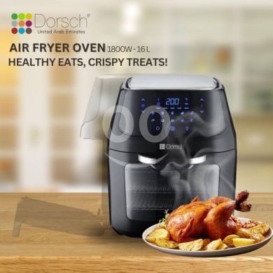 ??Dorsch Oven Air Fryer AF-100: 10 Built-In Programs,1800W, Spacious 16L Capacity, No… — 2