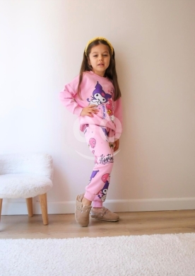Baby & Kids Stuff in Jounieh - طقم بناتي قطن "كورومي" صناعة تركية 4-10 سنوات | Girls&#039; Kuromi Cotton Set Made in Turkey
