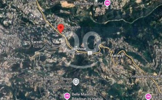 Lands for sale in Loueizeh - 540m2 land+Mountain View 4sale in Louayze - أرض للبيع في اللويزةPE1L605