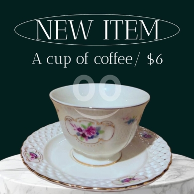 Antiques & Collectibles in Dekouaneh - Vintage Porcelain Coffee Cup & Saucer | Waffle Texture Plate | Floral Decal with Gold Trim - $6