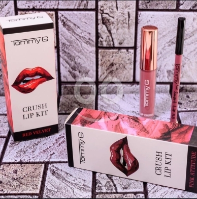 Santé & Beauté dans Nahr Ibrahim - Tommy G Crush Lip Kit | Matte Liquid Lipstick & Liner Set | Long-Lasting & Waterproof - $22