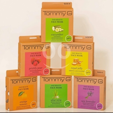 Health & Beauty in Nahr Ibrahim - Tommy G Fast Beauty Face Mask Collection | Cucumber, Aloe Vera, Royal Jelly & More | Intensive Hydra