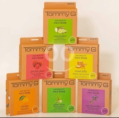 Tommy G Fast Beauty Face Mask Collection | Cucumber, Aloe Vera, Royal Jelly & More | Intensive Hydra