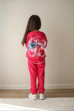 طقم بناتي قطن "ستيتش" صناعة تركية 4-10 سنوات | Girls' Stitch Cotton Set Made in Turkey — 2