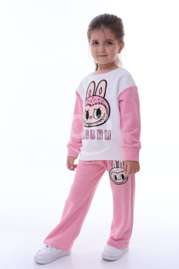 Baby & Kids Stuff in Zouk Mikaël - طقم بناتي قطن "لابوبو" صناعة تركية 2-8 سنوات | Girls&#039; Labubu Cotton Set Made in Turkey