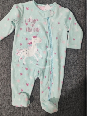 أوفرول أطفال شتوي ناعم ومريح 0-3 أشهر | Baby Winter Fleece Sleepsuit 0-3 Months — 2