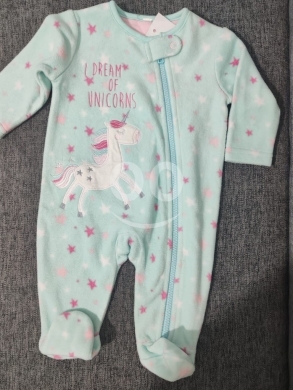 أوفرول أطفال شتوي ناعم ومريح 0-3 أشهر | Baby Winter Fleece Sleepsuit 0-3 Months — 4