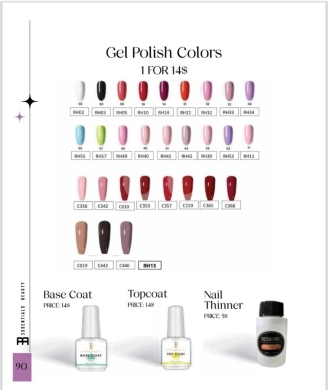 Santé & Beauté dans Nahr Ibrahim - Gel Polish Color from E.B | اسعار خاصة لاصحاب الصالونات | Base coat | topcoat| Nail thinner