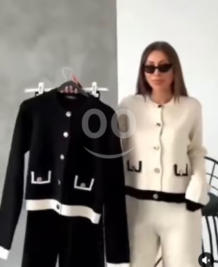 الملابس، الأحذية والزينة في جونيه - طقم صوف تركي فاخر (باب أول) لإطلالة شتوية دافئة وأنيقة|Premium Turkish Wool Set-First Class Quality