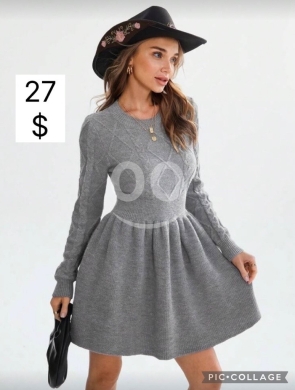 Vêtements, chaussures et accessoires dans Jounieh - فستان صوف قصير بتصميم ملكي فاخر وجودة استثنائية | Premium High-Quality Knit Wool Mini Dress