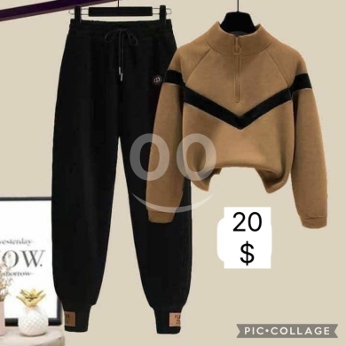 Clothes, Footwear & Accessories in Jounieh - سرفتمون قطني عصري مبطن بالصوف لدفء وراحة مثالية | Trendy Cotton Tracksuit with Warm Fleece Lining