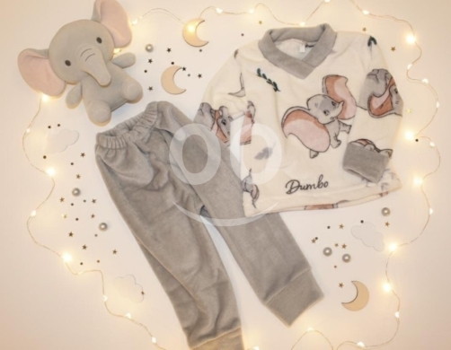 الملابس، الأحذية والزينة في مدينة بيروت - Soft Grey Mohair Pajama Set for Kids 1 to 5 Years