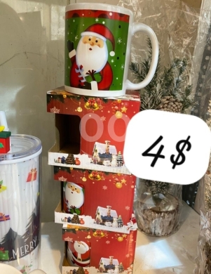Other Goods in Beirut City - كوب عيد الميلاد بتصميم سانتا كلوز