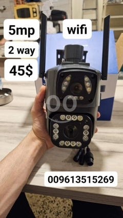 كاميرا مراقبة خارجية 4K (12MP) Wi-Fi بتقنية تتبع الأجسام البشرية وتقريب 10X