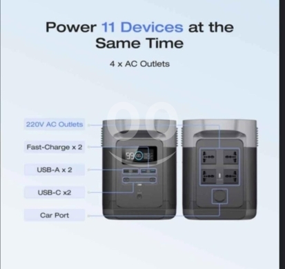 DIY Tools & Materials in Beirut City - EcoFlow Delta Portable Power Station (1260Wh) - 1800W AC Output, Fast Charge & Solar Ready