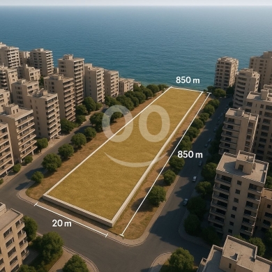 Lands for sale in Ramlet al-Baydah - أرض في الرملة البيضا 17000م² بمطل بحري رائع جدا للبيع