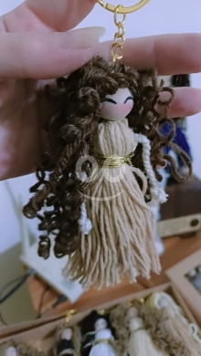 Other Goods in Azmi - Handmade Boho Yarn Doll Keychain