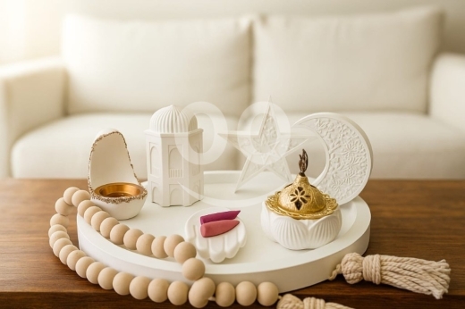 Other Goods in Azmi - Minimalist White Ramadan Decor Set
