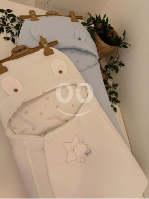 كيس نوم مواليد قطن 100% ناعم ومريح | Newborn 100% Soft Cotton Baby Sleeping Bag — 3