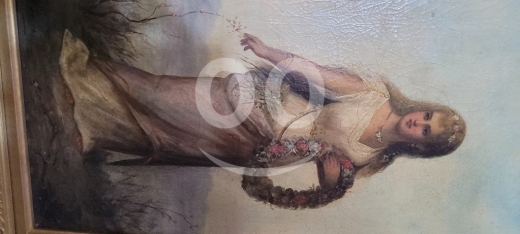 لوحة زيتية (اصلية) بعمر يقاري المئة عام للفنان الإيطالي ezio ricci — 3