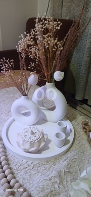 Other Goods in Azmi - Minimalist White Donut Vases Set