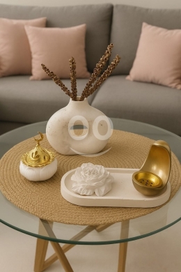 Other Goods in Azmi - Neutral Minimalist Coffee Table Decor Set