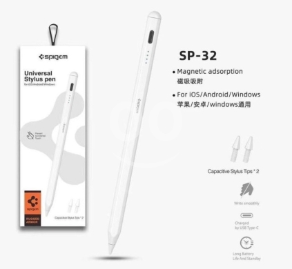 Mobile accessories in Aley - ️ Spigen SP-32 Universal Stylus Pen &bull; Compatibility: iOS, Android, Windows touchscreen devices