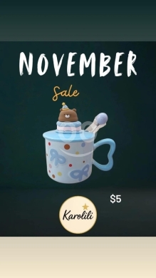 Other Goods in Beirut City - Cute Bear on Cake Mug