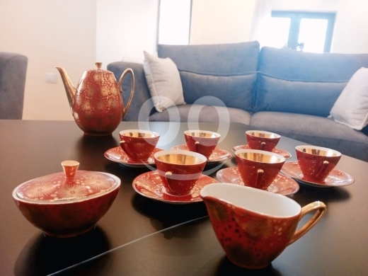 Antiques & Collectibles in Nabatyeh - Rare Vintage Bavaria Coffee Set No. 13 - Royal Red & Gold German Porcelain