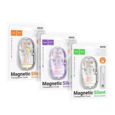 Other Mobile Phones & Accessories in Beirut City - Hoco GM35 Dual Mode Wireless Mouse - Magnetic Silent Click & Bluetooth/2.4GHz