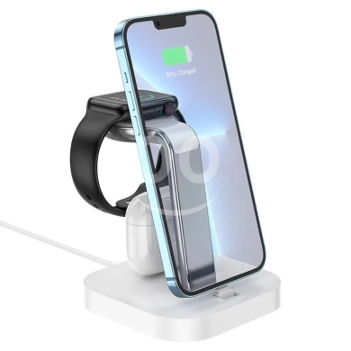 Other Mobile Phones & Accessories in Beirut City - CW43 3-in-1 Fast Charging Station - Wireless Charger for Apple Watch, iPhone & AirPods