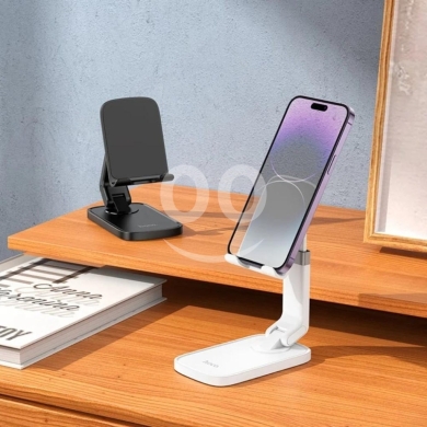 Other Mobile Phones & Accessories in Beirut City - Hoco Folding phone HD8 Blackfish Foldable Desktop Phone Holder - Retractable & Adjustable Stan