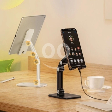 Other Mobile Phones & Accessories in Beirut City - PH34 Folding Desktop Stand - Dual-Axis, Adjustable Holder for Phones & Tablets (4.7-13")