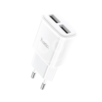 Mobile accessories in Beirut City - C88a Dual Port Wall Charger - Stable 2.4A Output for Phones & Tablets