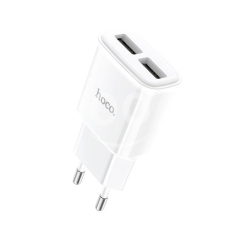 C88a Dual Port Wall Charger - Stable 2.4A Output for Phones & Tablets