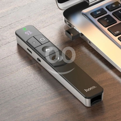 Computers Parts & Software Accessories in Beirut City - Hoco Laser pointer Smart PPT Page Turning Pen - 2.4GHz Wireless Remote & 100m Range