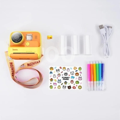 Cameras, Camcorders & Studio Equipment in Beirut City - Hoco DV200 Kids Dual Camera - Instant Thermal Printing & 48MP Photos